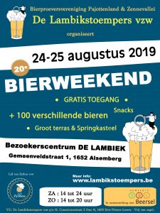 Lambikstoempers Bierweekend 2019 affiche