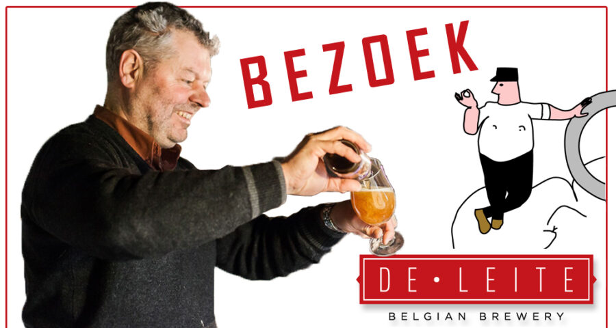 De Lambikstoempers bezoeken brouwerij De Leite